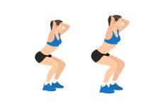 Prisoner squat exercise
