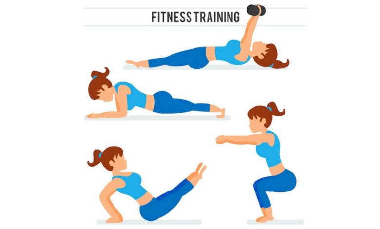 Upper body cardio exercise