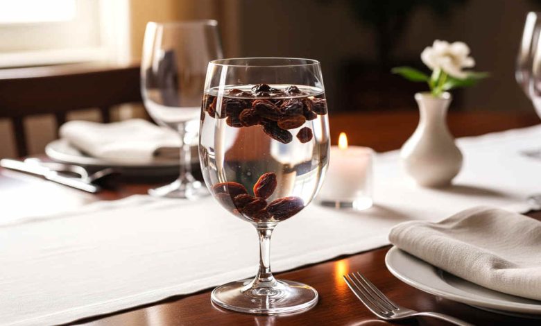 Raisin Water Benefits