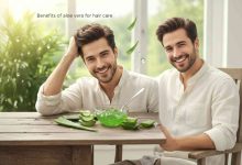 Aloe Vera gel for hair